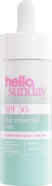Hello Sunday The Mineral One Lightweight Serum SPF 50 Serum za lice