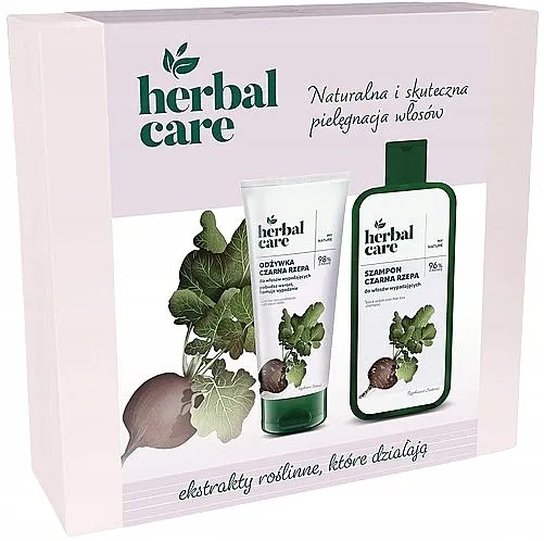 Herbal Care Moja Priroda (šampon/330ml + regenerator/200ml) Set Crna rotkva
