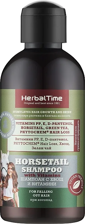 Herbal Time Horsetail Shampoo Šampon za kosu sa preslicom i vitaminima