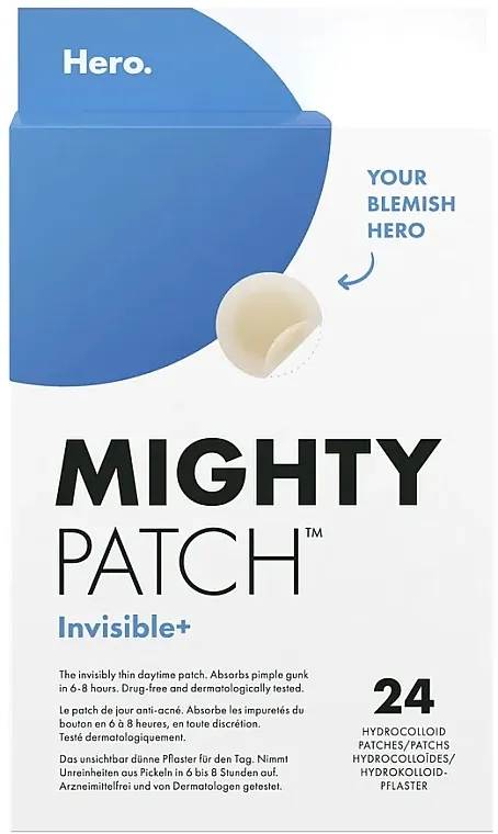 Hero Cosmetics Invisible+ Mighty Patch Flasteri za bubuljice