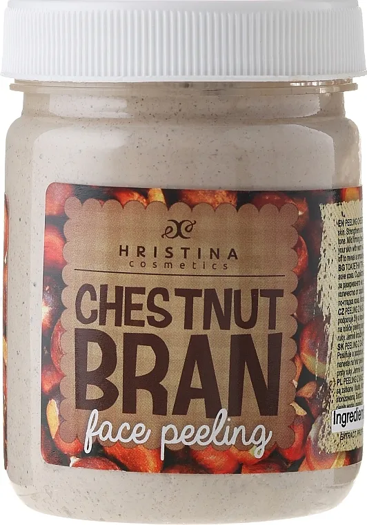 Hristina Cosmetics Chestnut Bran Face Peeling Piling lica kestenovim mekinjama