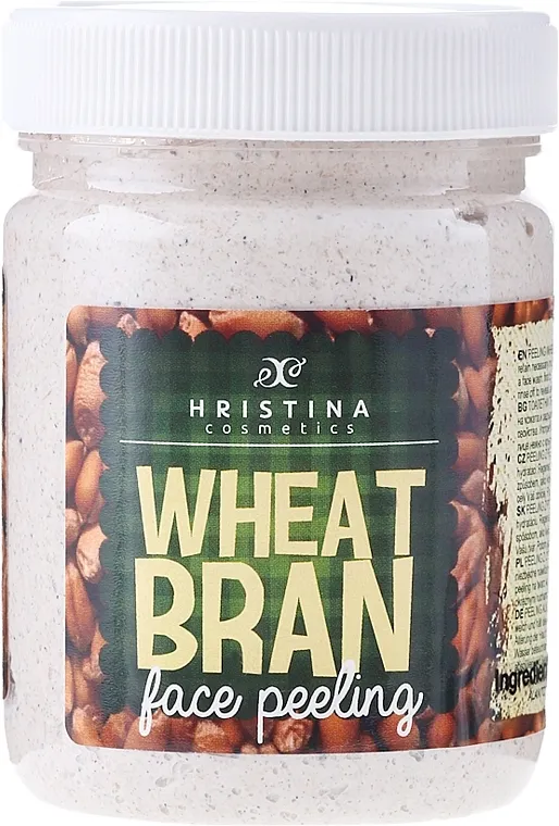 Hristina Cosmetics Wheat Bran Face Peeling Piling lica sa pšeničnim klicama i pšeničnim mekinjama