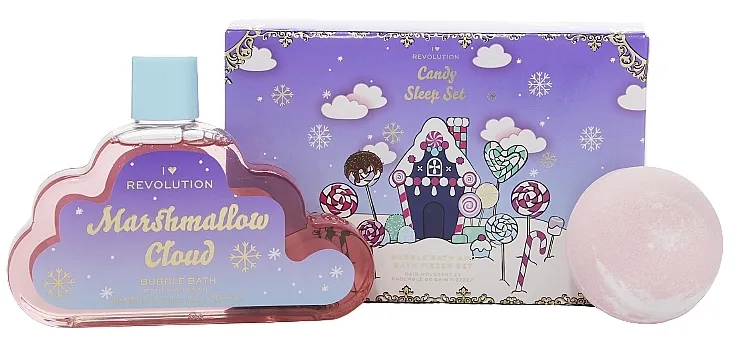 I Heart Revolution Candy Cloud Sleep (b/foam 245 ml + b/bomb 110 g) Set