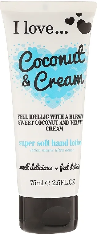 I Love... Coconut &amp; Cream Super Soft Hand Lotion Super mekani losion za ruke