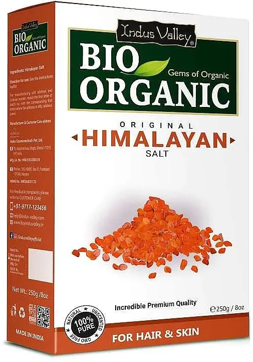 Indus Valley Bio Organic Original Himalayan Salt Himalajska so