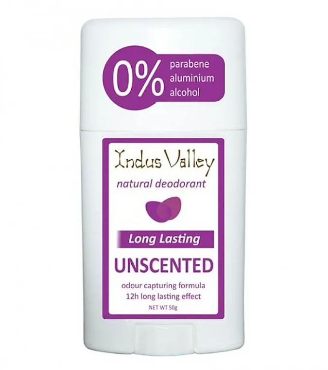 Indus Valley Unscented Deodorant Stick Dezodorans u stiku, bez mirisa