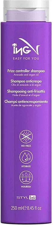 ING Professional Shampoo Anticrespo Frizz Controller Šampon za kosu koja se kovrdža i neukrotivu