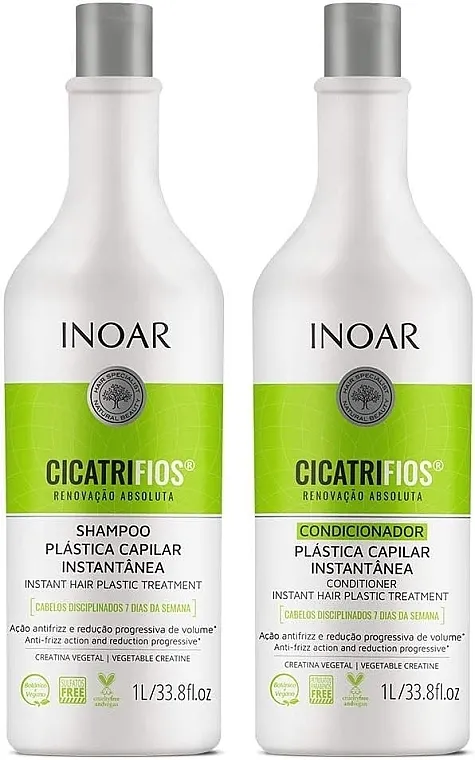 Inoar Cicatrifios (cond/1000ml + shmp/1000ml) Set "Savršena boja" za farbanu kosu posle keratina-botoksa