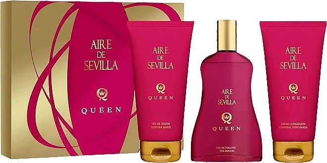 Instituto Espanol Aire De Sevilla Queen Set (edt/150ml + sh/gel/150ml + b/cr/150ml)