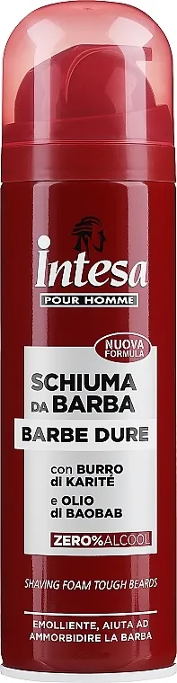 Intesa Classic Red Shaving Tough Beards Pena za brijanje sa vitaminom E
