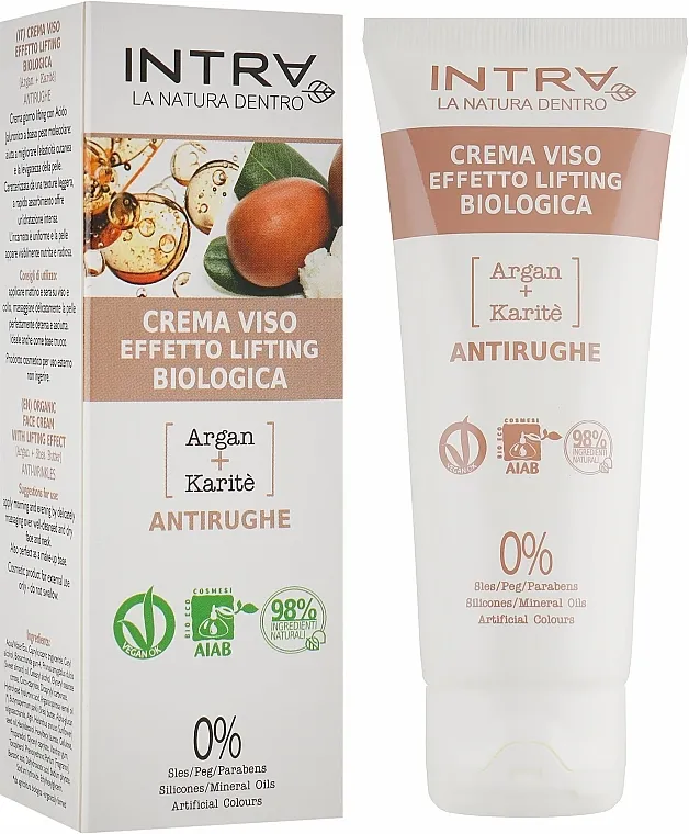 Intra Argan &amp; Shea Butter Face Cream With Lifting Effect Lifting krema za lice
