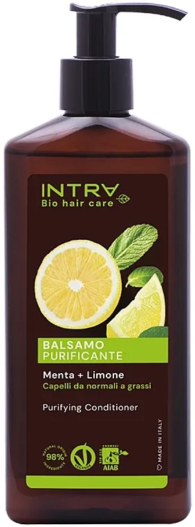 Intra Bio Hair Care Mint&amp;Lemon Purifying Conditioner Čistačica za kosu