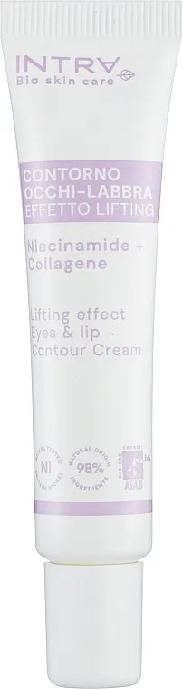 Intra Bio Skin Care Niacinamide + Collagene Lifting Effect Eyes &amp; Lip Contour Cream Lifting krema za oči i oko usana