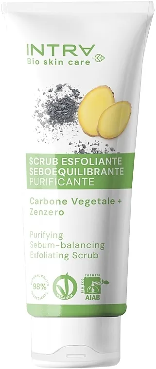 Intra Charcoal&amp;Ginger Purifying Sebum-Balancing Exfoliating Scrub Balansirajući piling