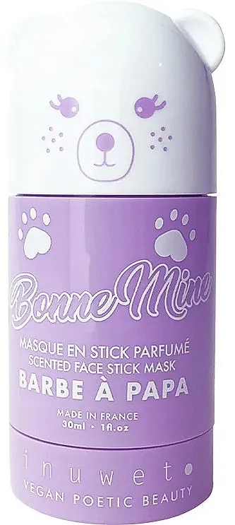 Inuwet Bonne Mine Scented Face Stick Mask Maska za lice sa kaolinom ​u stiku "Blistavost"
