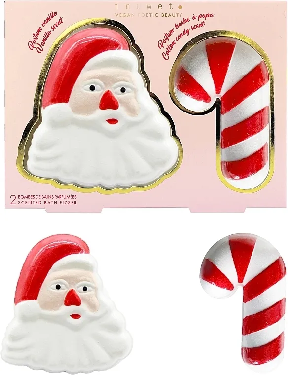 Inuwet Santa Claus (bath/bomb/185g + bath/bomb/100g) Set