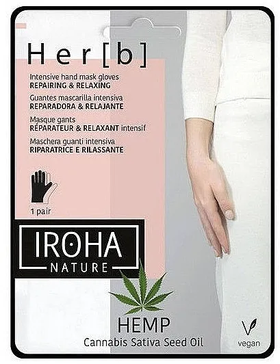 Iroha Nature Cannabis Hand Mask Maska za ruke