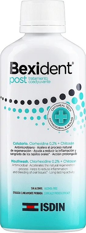 Isdin Bexident Post Mouthwash Postoperativna vodica za ispiranje usta