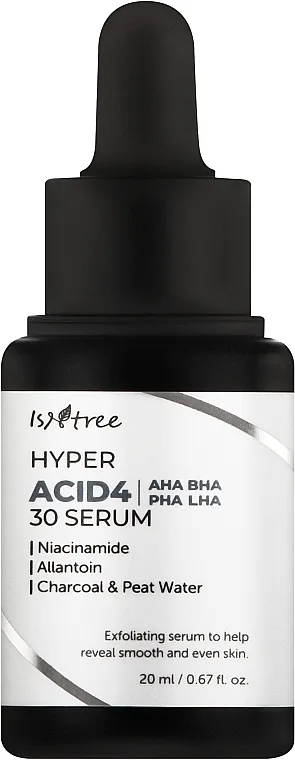 IsNtree Hyper Acid 4 AHA BHA PHA LHA 30 Serum Eksfolijantni serum na bazi kiselina
