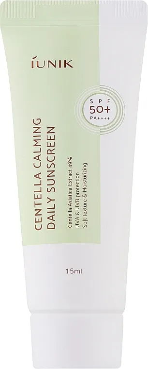Iunik Centella Calming Daily Sunscreen SPF50+ Krema za sunčanje s ekstraktom centele