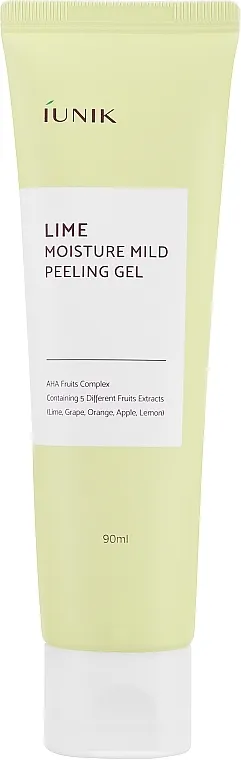 IUNIK Lime Moisture Mild Peeling Gel Hidratantni piling gel s limetom