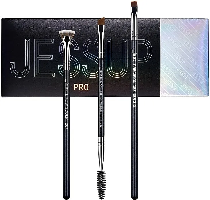 Jessup Set četkica za šminkanje, T326, 3 kom.