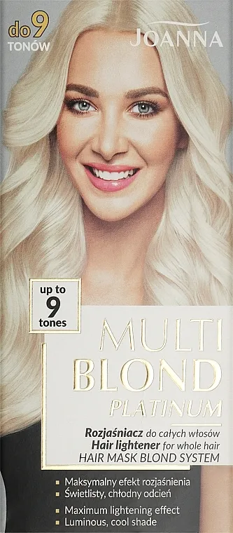 Joanna Multi Blond Platinum 9 Tones Sredstvo za posvjetljivanje kose
