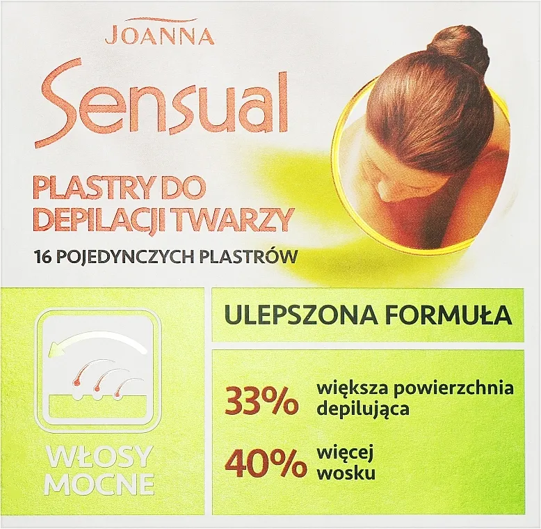 Joanna Sensual Dipilatory Face Strips Voštane trake za depilaciju lica, za grube dlake