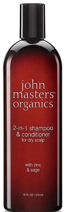 John Masters Organics Zinc &amp; Sage Shampoo &amp; Conditioner Šampon regenerator za suho vlasište
