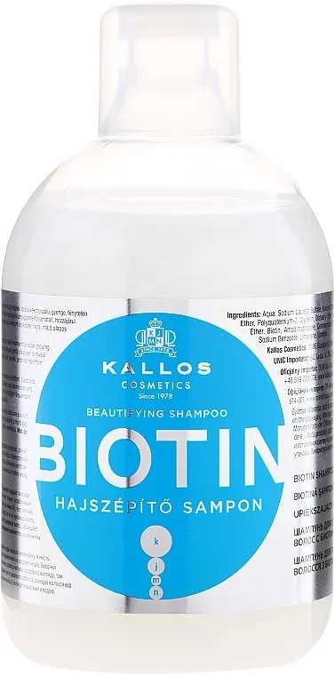 Kallos Cosmetics Biotin Beautifying Shampoo Šampon za rast kose