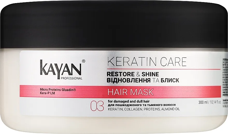Kayan Professional Keratin Care Mask Keratinska maska za oštećenu i beživotnu kosu