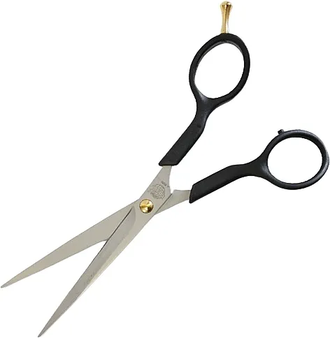 Kiepe Hair Scissors Ergonomix 6,5" Regular Plastic Handle Frizerske makaze, 2312/6,5", crne