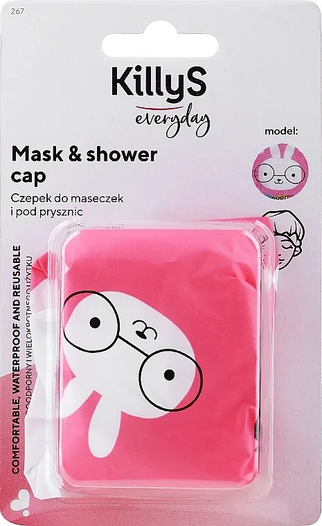Killys Mask &amp; Shower Cap Kapa za tuširanje "Zec"