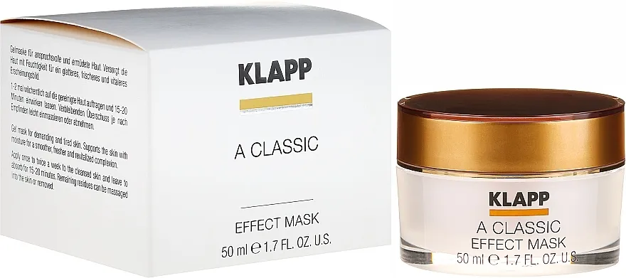 Klapp A Classic Effect Mask Efekat maske za lice