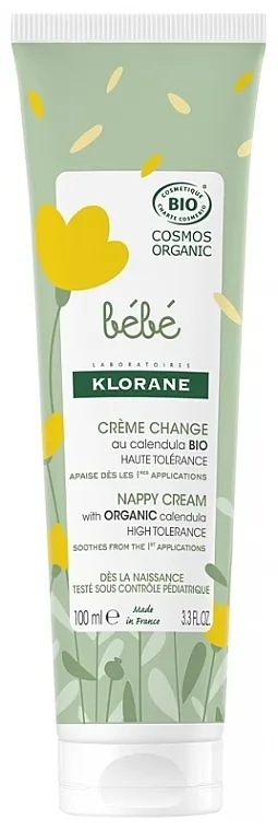 Klorane Bebe Nappy Cream with Organic Calendula Dečija krema za pelene sa organskim nevenom