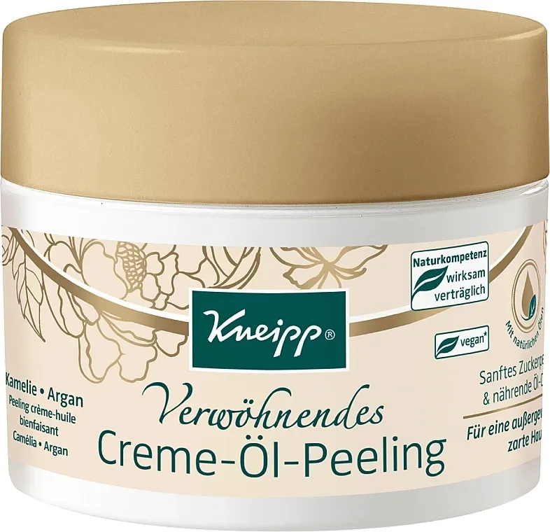 Kneipp Pampering Cream-Oil-Peeling Piling za telo "Arganska kamelija"