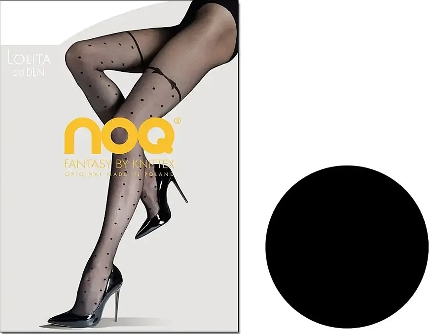 Knittex Ženske tajice "Lolita" 20 Den, nero
