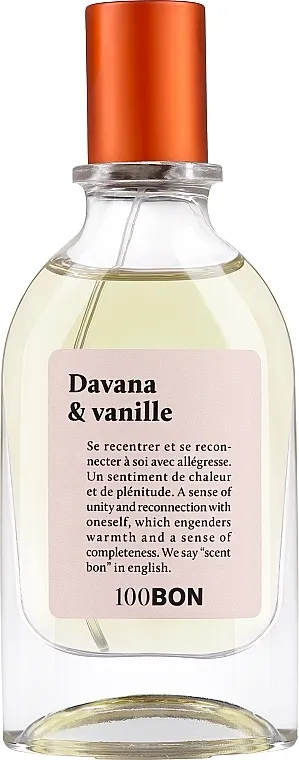 Kolonjska voda 100BON Davana &amp; Vanille Bourbon