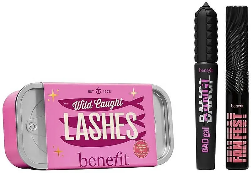 Komplet Benefit Wild Caught Lashes Duo Gift Set (mascara/2x8,5g)