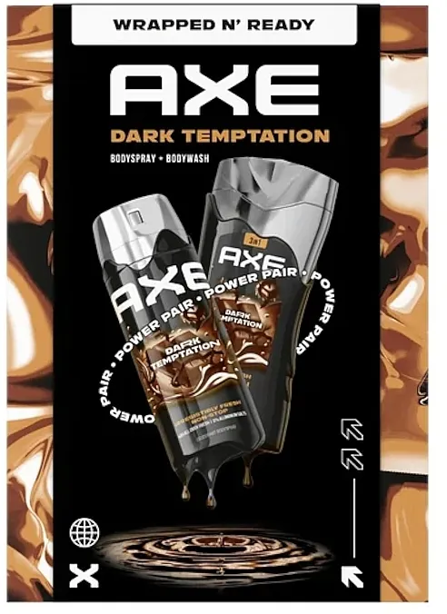 Komplet (deo/150ml + gel za tuširanje/250ml) Axe Dark Temptation