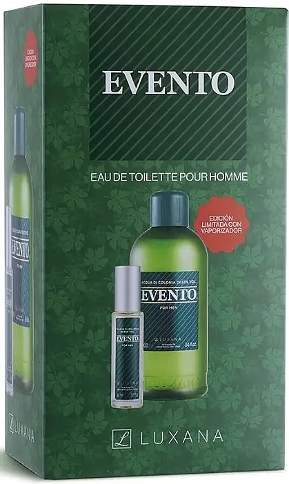 Komplet (edt/1000ml + edt/30ml) Luxana Evento
