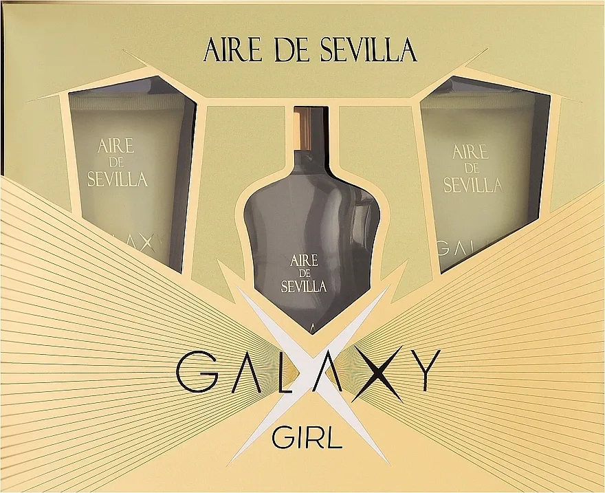 Komplet (edt/150ml + b/cr/100ml + sh/gel/100ml) Instituto Espanol Aire de Sevilla Galaxy Girl