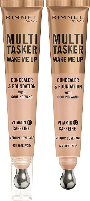 Korektor sa rashladnim vrhom Rimmel Multi Tasker Wake Me Up Concealer &amp; Foundation