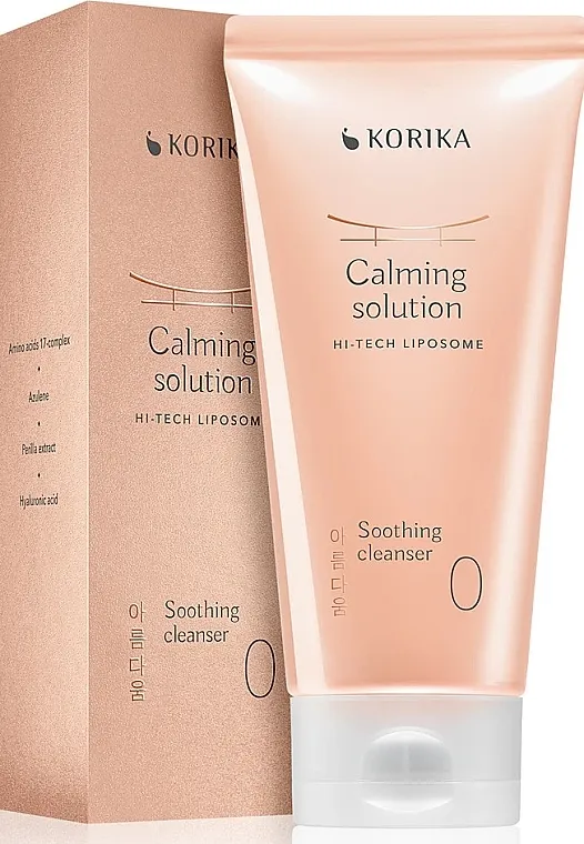 Korika Calming Solution Hi-Tech Liposome Soothing Cleanser Utešni krem za umivanje lica