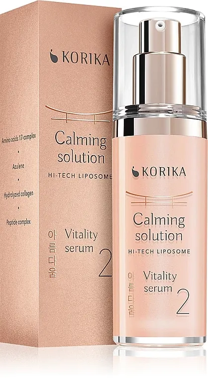 Korika Calming Solution Hi-Tech Liposome Vitality Serum Umirujući serum za lice