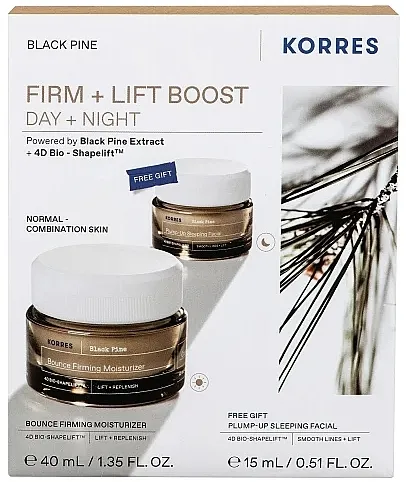 Korres Black Pine (d/cr/40ml + n/cr/15ml) Set