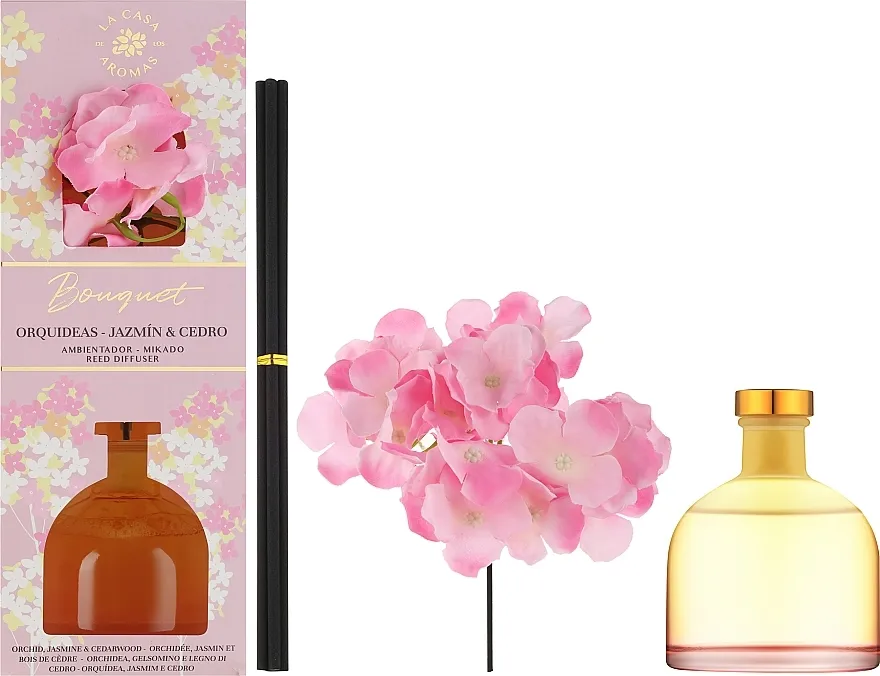 La Casa de Los Aromas Flower Bouquet Difuzer mirisa "Jasmin &amp; Kedrovina"