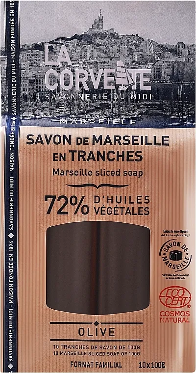 La Corvette Savon de Marseille Olive Brut 72% Sapun od masline