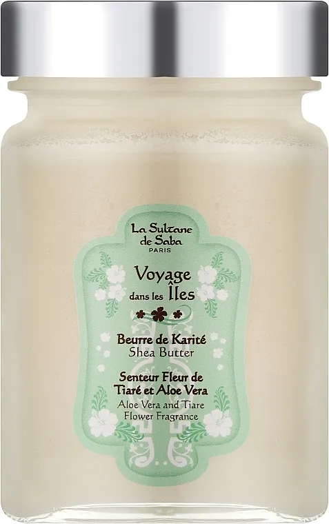 La Sultane De Saba Aloe Vera and Tiare Flowers Shea Butter Shea puter za telo sa alojom