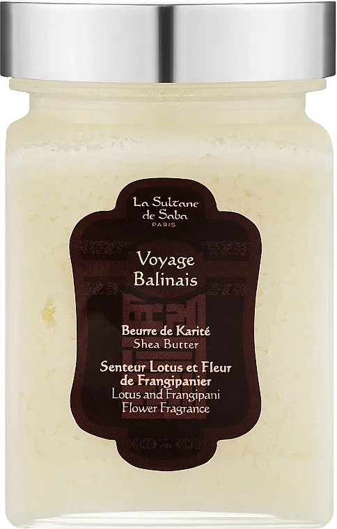 La Sultane De Saba Lotus And Frangipani Flowers Shea Butter Ši puter